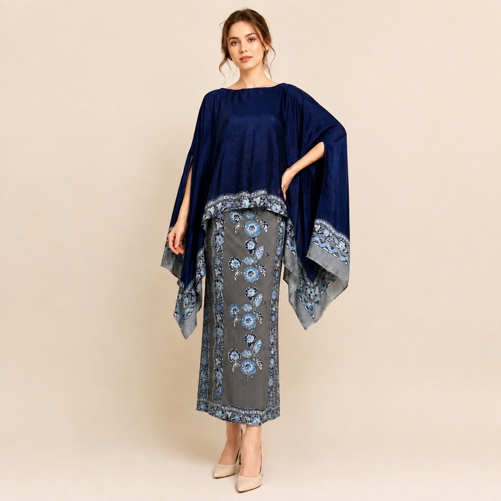 Seri Seruni set kalong batik wanita semi sutra viscose