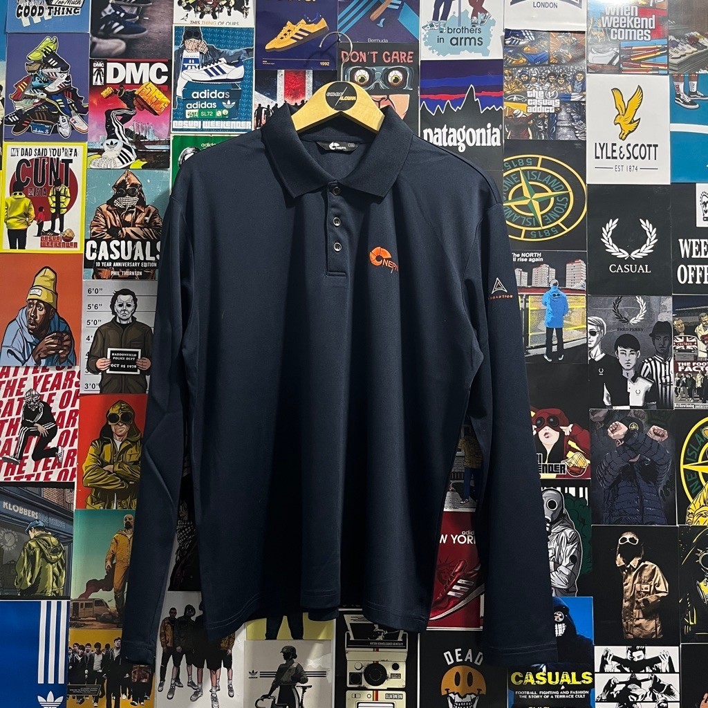 Long Sleeve / Polo Shirt / Rugby Shirt / Vintage / Second / NEPA