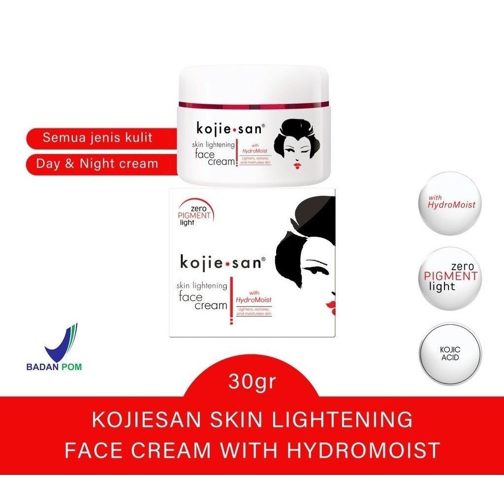 Kojiesan Face Lightening Cream 30gr Krim Pelembab Wajah Kojie San