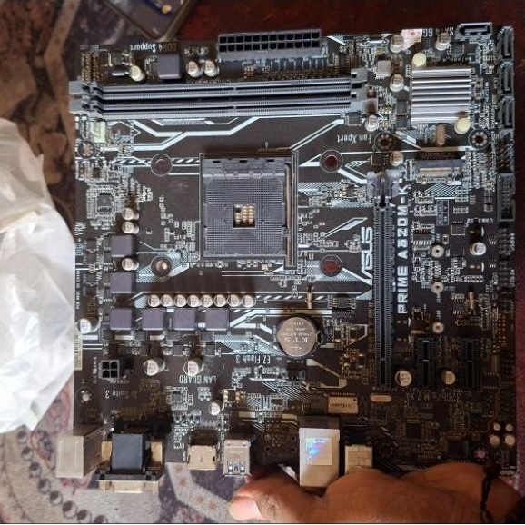 mobo asus a320m k bekas normal refurbiz