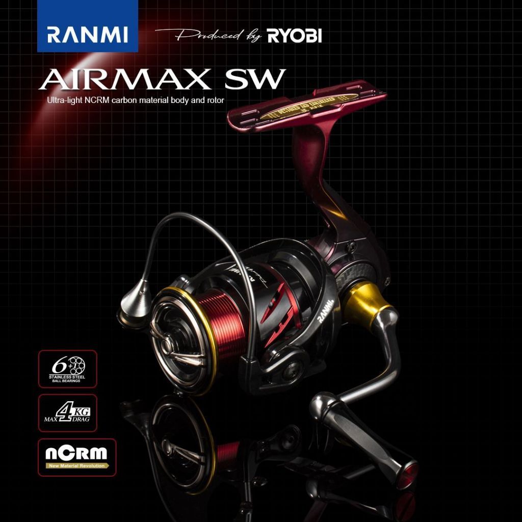 REEL RYOBI RANMI AIRMAX SW 1000 2000