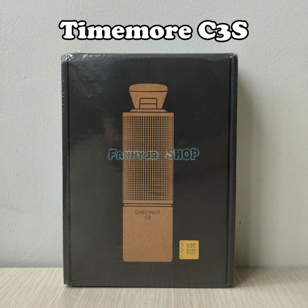 Timemore Chestnut C3s Hand Coffee Grinder - 36 Pengaturan, Bahan Alumunium & Stainless Steel