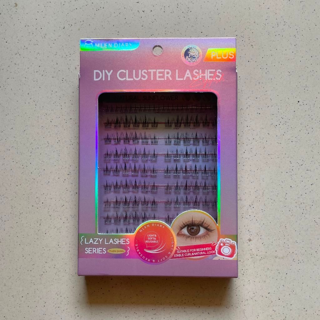 (New) MLen Diary MlenDiary Individual Fake Lashes SunFlower Sun Flower Max Eye Lash Extention Bulu M