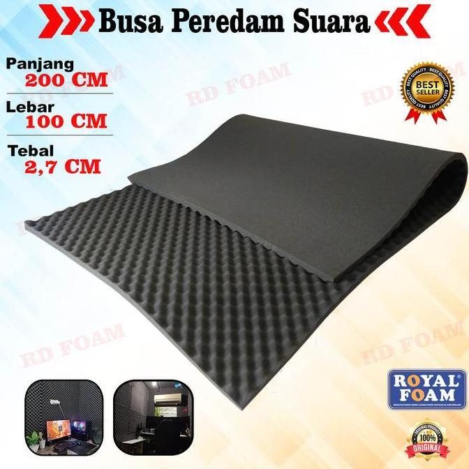 Busa Peredam Suara model Telur UKURAN 200x100 cm - Egg Foam - Peredam Suara Ruangan Dinding studio m