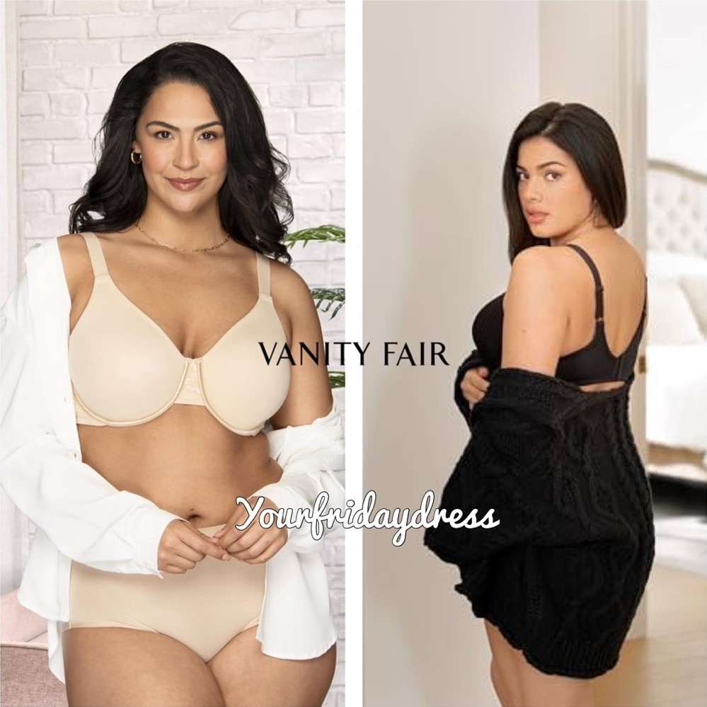 VANITY FAIR (USA brand) BEAUTY BACK SMOOTHING UNDERWIRE MINIMIZER BRA Big Cup (Cup B C D, Dd, DDD) w