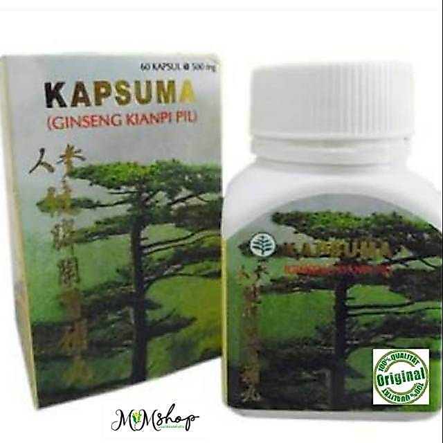 SELALU DICARI  KIAN PIL GINGSENG KIANPI PIL ORIGINAL Kianpi Kapsuma (Ginseng Kianpi Pil) 60kapsul