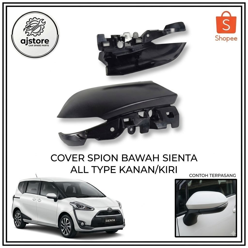 cover spion bawah Sienta all type kanan/kiri