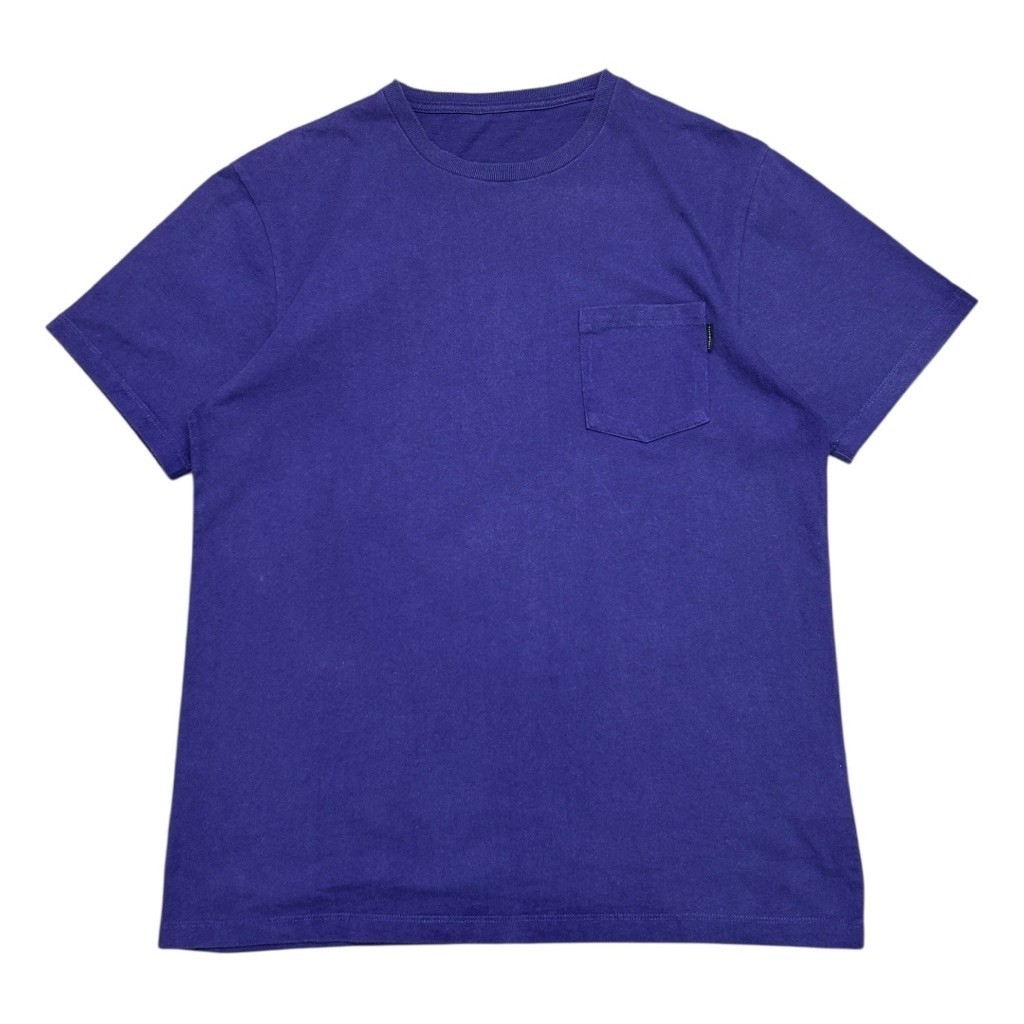 Adam et Rope Vintage Pocket T-Shirt Ungu Purple Basic Minimalist Y2K Jepang