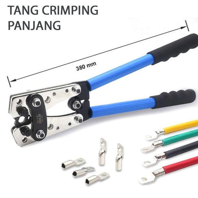 EIRDJA Tang Skun Crimping Crimper Taff Pengupas Pemotong Kabel Panjang Besar