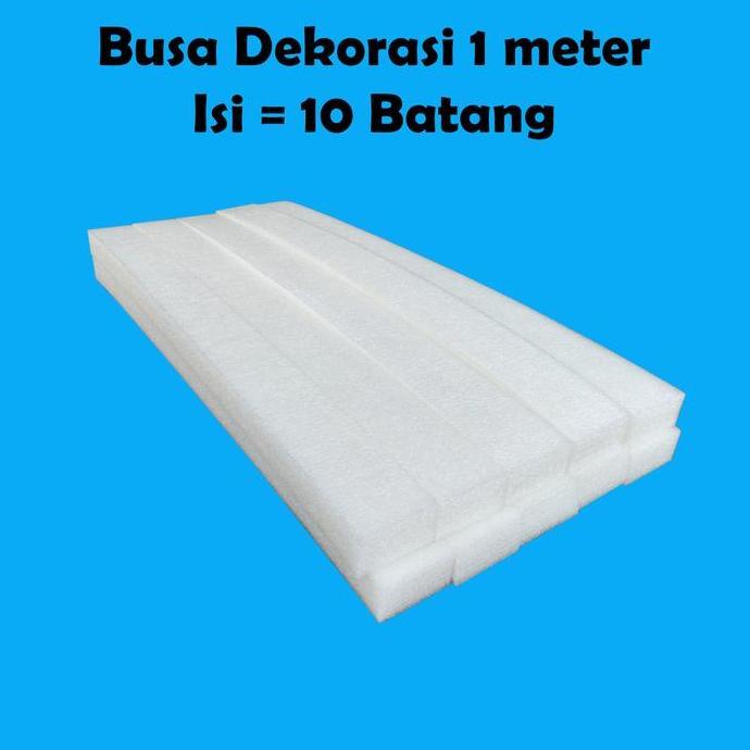 Busa Dekorasi 1 Meter 10 Batang Gabus Bunga Busa Tancap Bunga Dekorasi