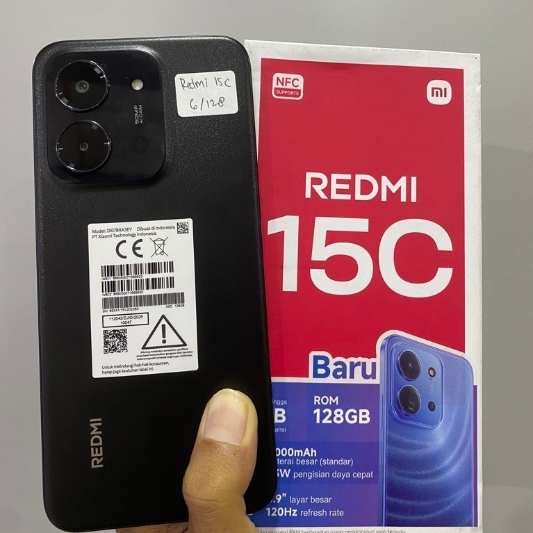 Redmi 15C ram 8/256 second bekas