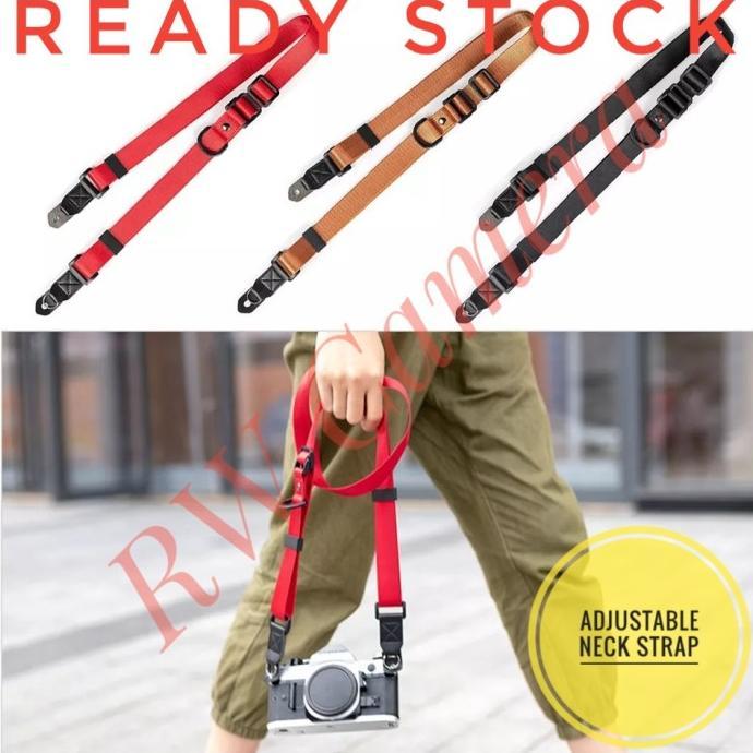 [VONO] Adjustable Strap Camera Mirrorless DSLR Tali Panjang Kamera Sony Fujifilm Nikon Canon EOSR 5D