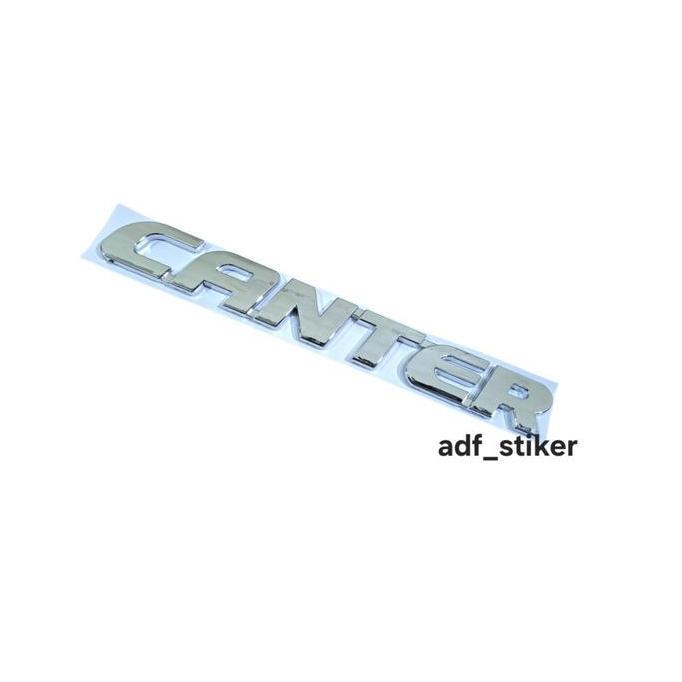 Promo Emblem canter timbul / emblem canter chrome / emblem mitsubishi canter / emblem fuso canter Di
