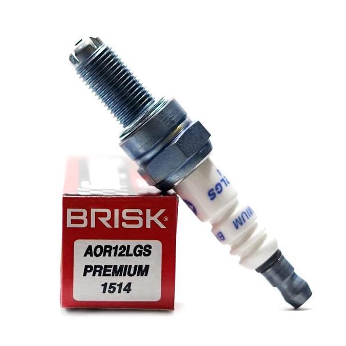 Busi BRISK Premium LGS AOR12LGS untuk Motor Honda Vario 125