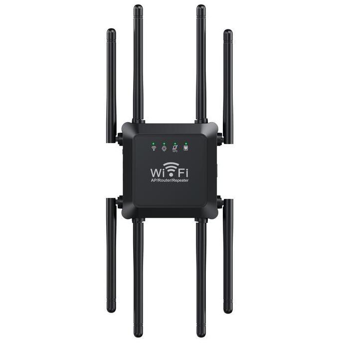 Promo CODWiFi Repeater 8 Antena Wifi Sinyal Repeater Penguat Router Nirkabel Pengulang U18-300M 2.4G
