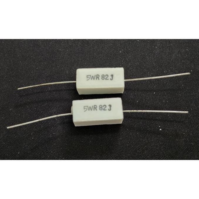 RESISTOR KERAMIK KAPUR 5W 82OHM 82 OHM 82J BYD79