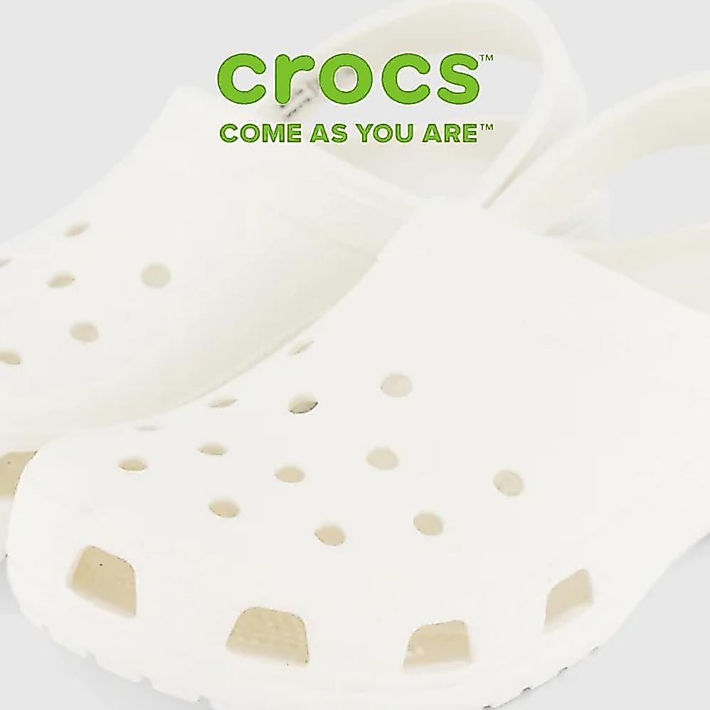 HOT PRODUCT 100% ORIGINAL CROCS UNISEX CLASSIC CLOG SANDAL White Crocs Unisex Classic Clog Sepatu se