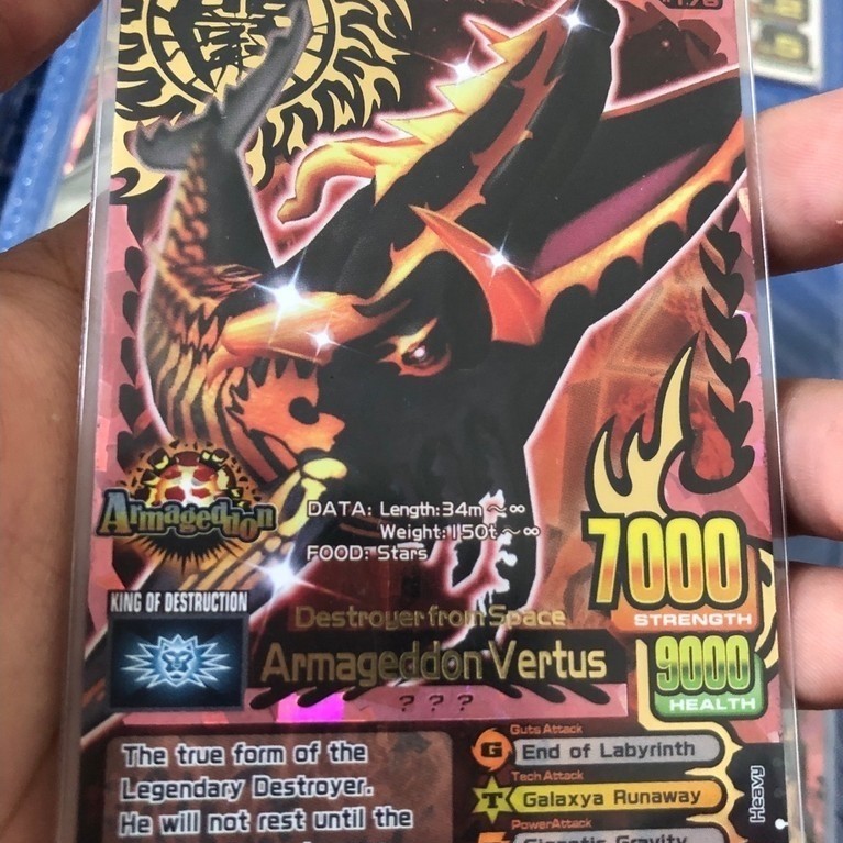 Animal kaiser armageddon vertus evo 7 ultra rare near mint (99%)