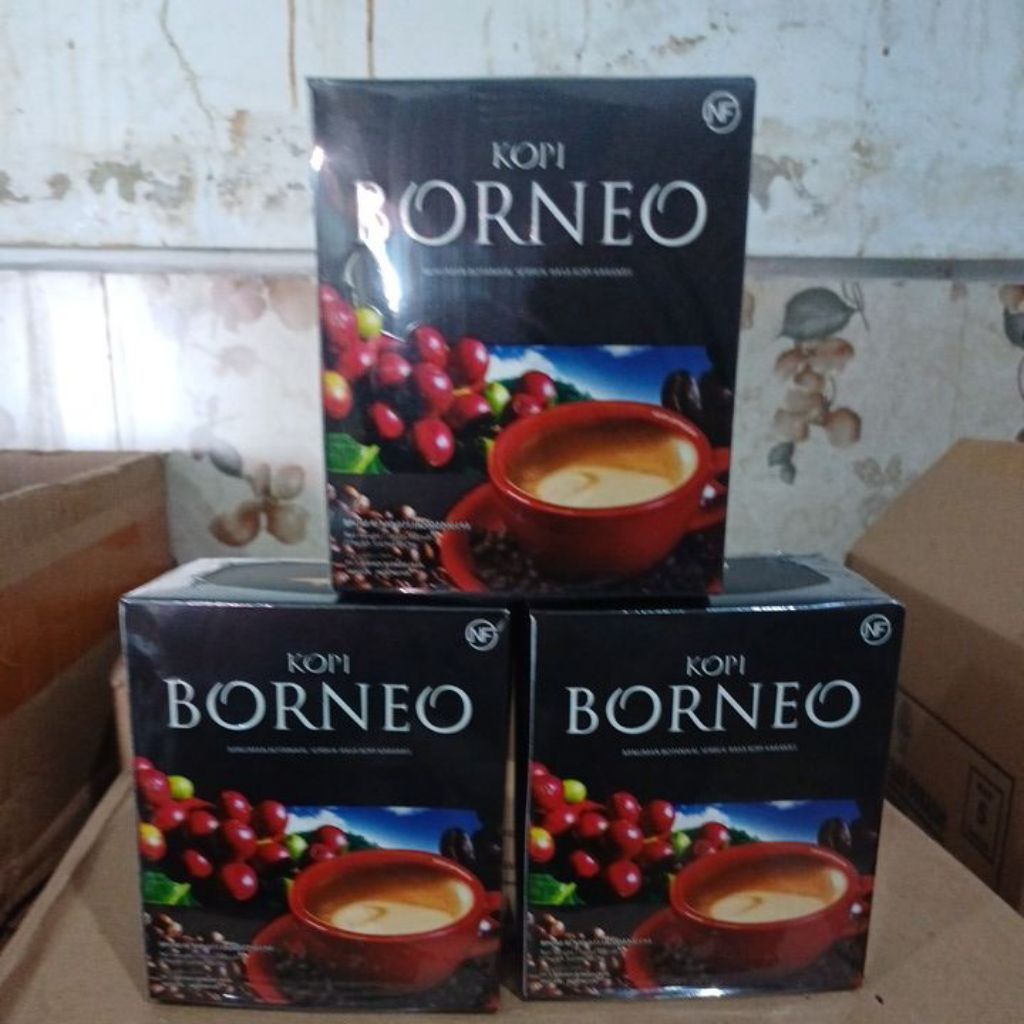 NEWW KOPI BORNEO - KOPI BORNEO - 1BOX ISI 5 Sachet