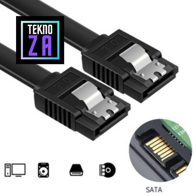 Kabel Sata Iii Panjang 1M / 100Cm High Quality 6 Gb/S