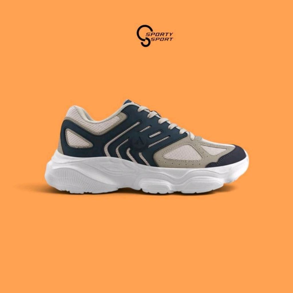SEPATU SNEAKERS PRIA AIRWALK HOWL BROWN NAVY