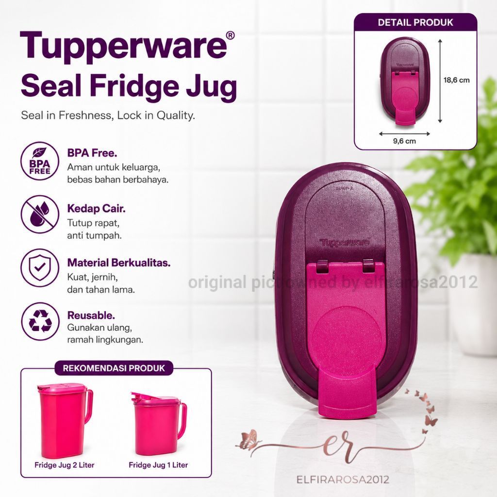 BARU Tutup Teko Gepeng / Katup Teko Fridge Jug Tupperware