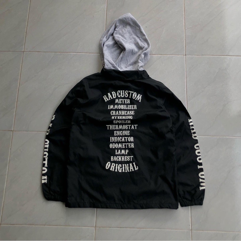RAD CUSTOM MOTORCYCLE SPECIAL EDITION COACH JACKET HOODIE