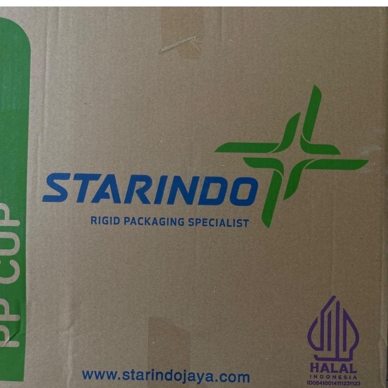 Starindo 16oz datar 7gram karton/ starindo PET Karton Murah