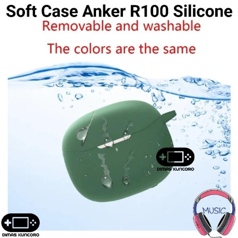 Soft Case Anker R100 silicone silikon a3981 soundcore cover bumper TWS casing