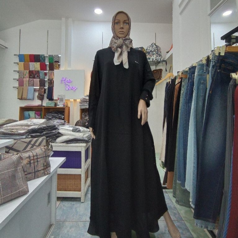 GAMIS DNL LUXURY HITAM MARBELLA