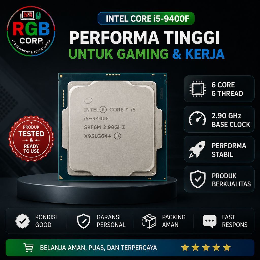Processor i5 9400f tray
