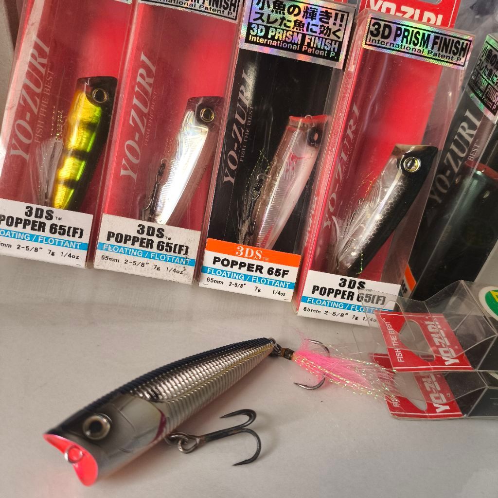 Yozuri Sashimi Popper 75mm Second Ex Jepang Umpan Mancing Popper Casting Yo-Zuri