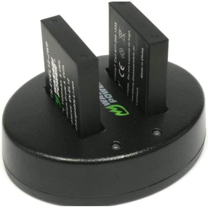Wasabi Power Battery & Charger for Nikon EN-EL12 ENEL12 Baterai AW100 AW110 AW120 AW130 Coolpix A900