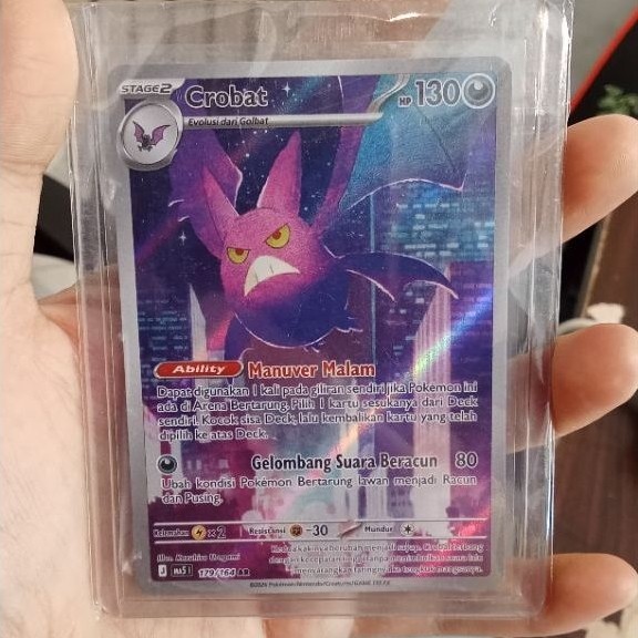 Crobat AR kartu pokemon