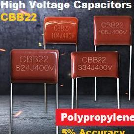 Capacitor 400V 5% 100Nf 220Nf 270Nf 330Nf 470Nf Kapasitor Milar Mylar