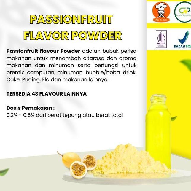 Passion Fruit Flavour Powder Perisa Bubuk Markisa Perasa Flavor