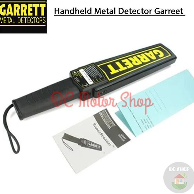 [] Handheld Metal Detector Metal Alat Deteksi Logam Emas Garrett Original