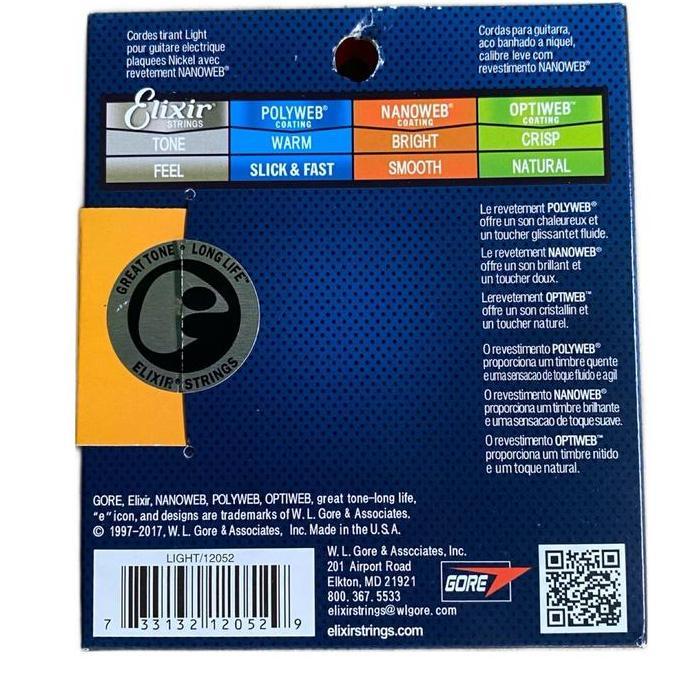 Senar Gitar Elixir Elektrik