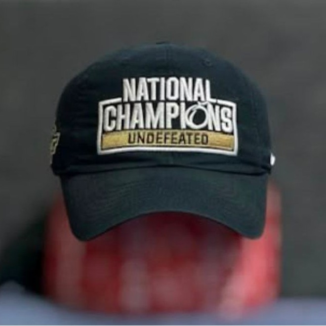 Topi Nike Heritage86 UCF Knights National Champions Undefeated Original BIG LOGO second