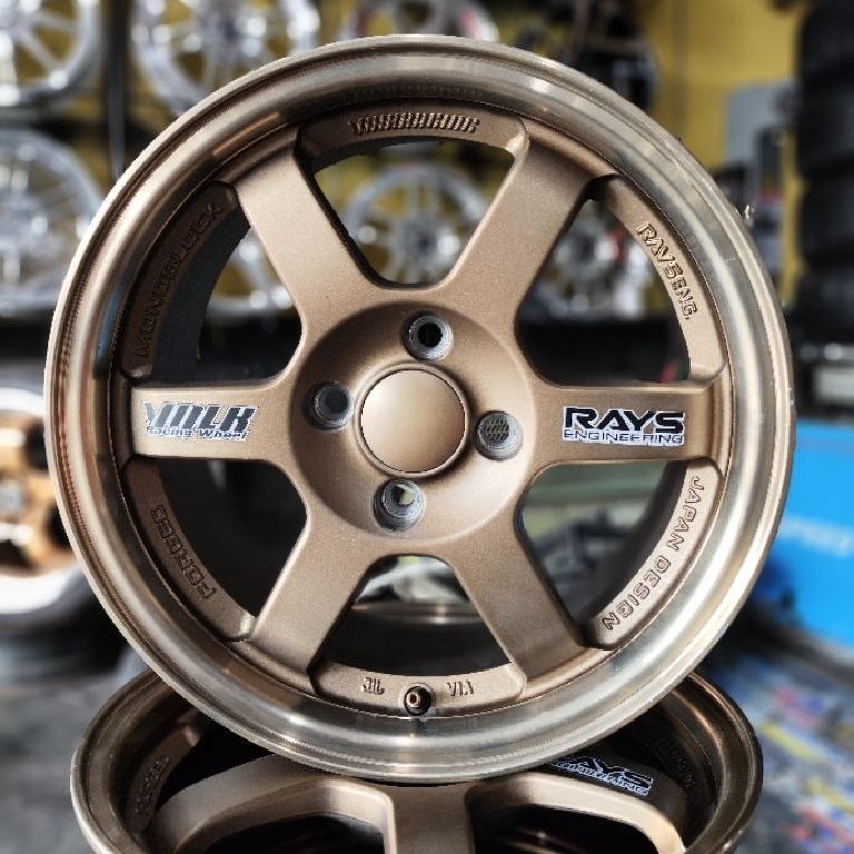velg TE37 Ring 15×6,5in et42 pcd 4×100 kondisi second