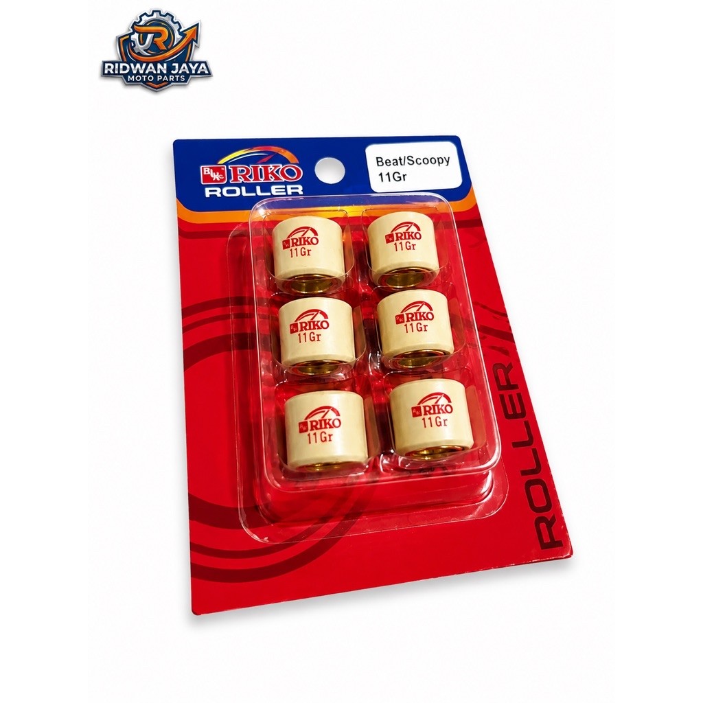 ROLLER CVT RIKO SET ROLLER HONDA SCOOPY/BEAT SET ORIGINAL