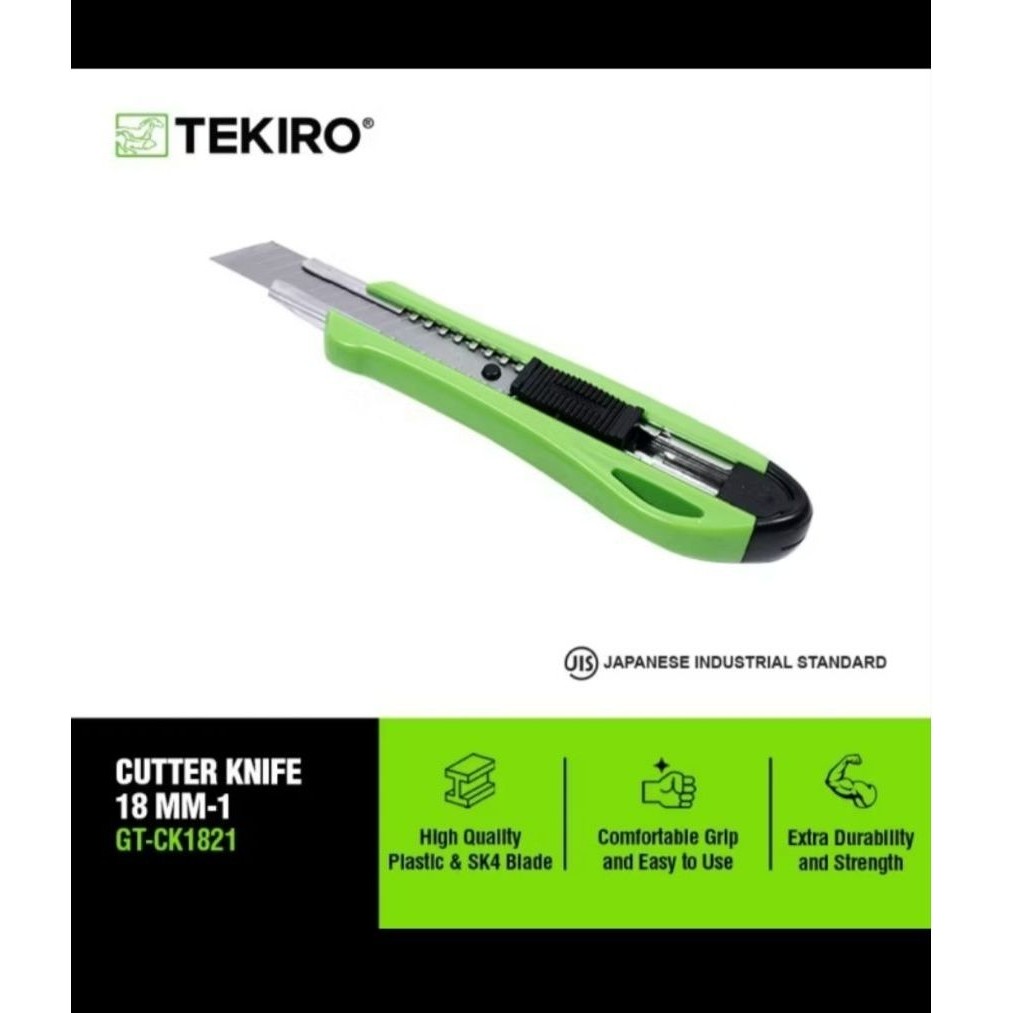 Pisau Cutter Tekiro 18 mm / Tekiro Cutter Knife 18 mm