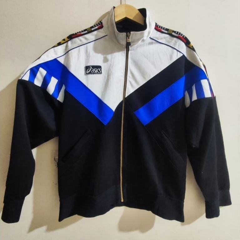 Jaket Tracktop colorbox Vintage Asics Japan Original 90s Y2K