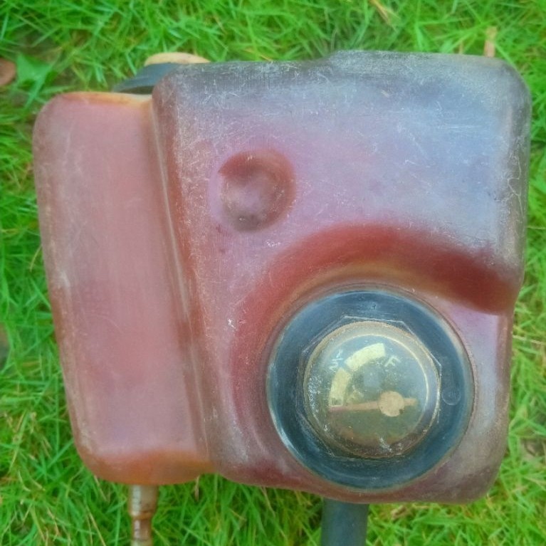 BOTOL TABUNG WADAH TEMPAT OIL TANK OIL OLI SAMPING YAMAHA RX100 RX 100 RXK RX K 125 135 ORIGINAL