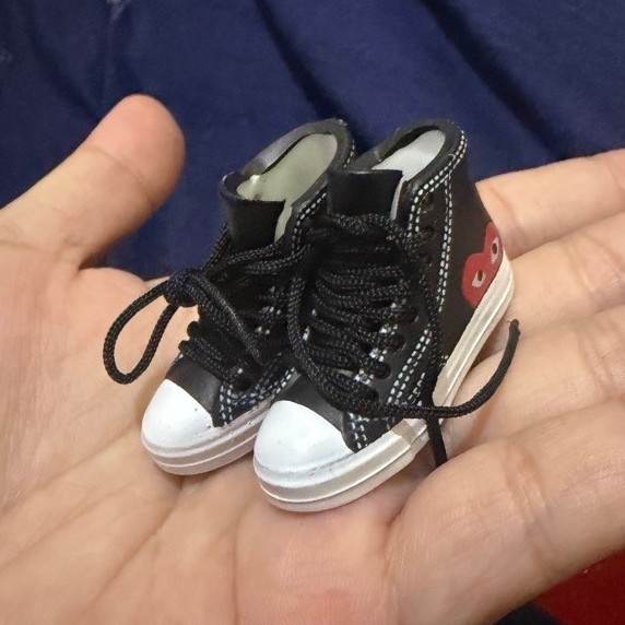 Blythe Shoes Sepatu Blythe Black White Sneaker Blythe