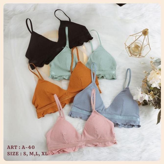 (BRA ONLY) BRA IMPORT WANITA WARNA SOFT KEKINIAN A40