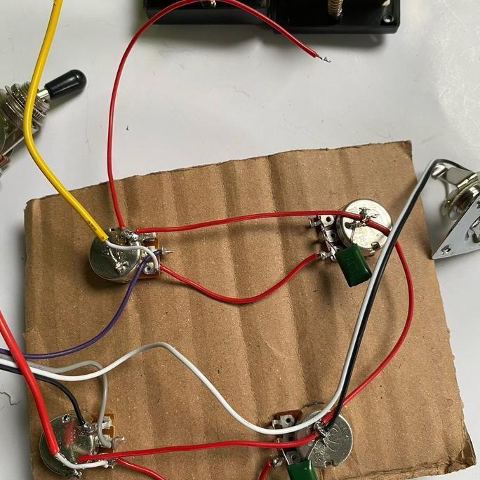 Set Wiring Pick Up Gitar Elektrik Gibson Hollow/Les Paul Humbucker