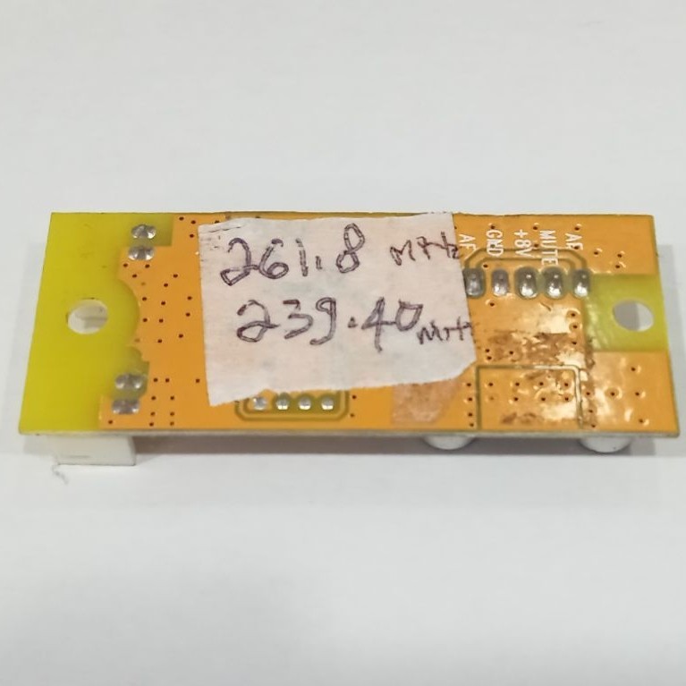 Modul Wireless Mic Double Frekuensi 239.8 Mhz-261.8 Mhz