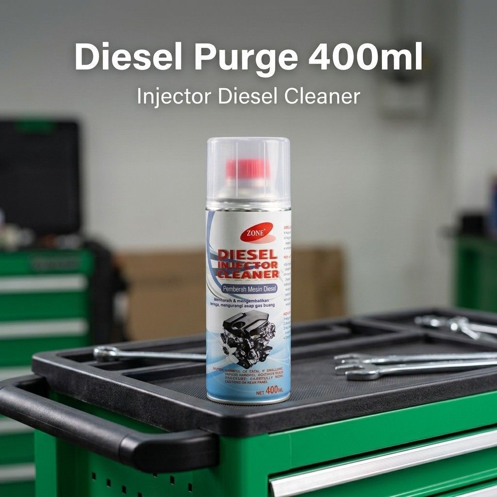 DIESEL PURGE 400ml Zone -  DIESEL INJECTOR CLEANER 400ML Pembersih Injektor mesin diesel purging inj