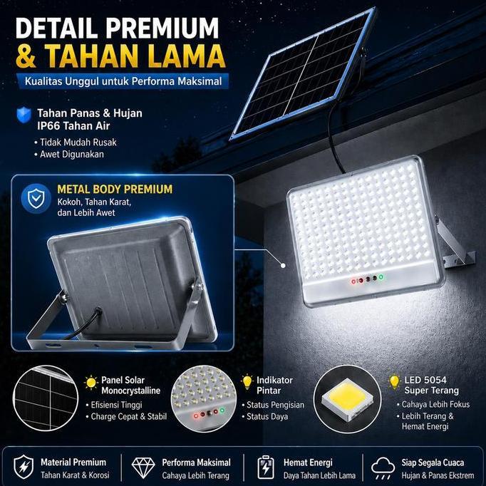 Light- Novae || Lampu Sorot Tenaga Surya 15000W Lampu Taman Tenaga Surya Outdoor Lampu Jalan Tenaga 